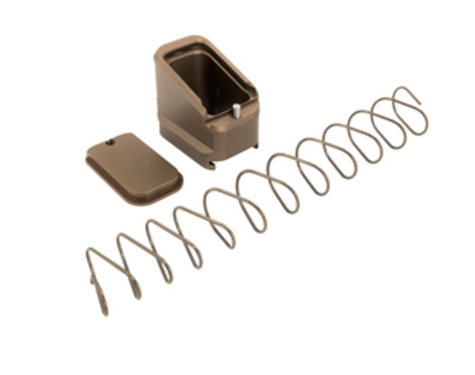Shield Arms Magazine Extension +5/4 Mud Brown CZ P10S Mags