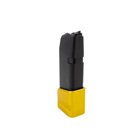 Shield Arms Magazine Extension +5/4 Gold Glock 26/27 Mags