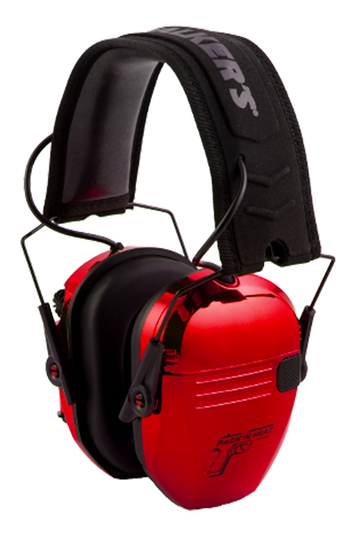 PackNHeat Red Chrome Plated Electronic Hearing & Eye Protection