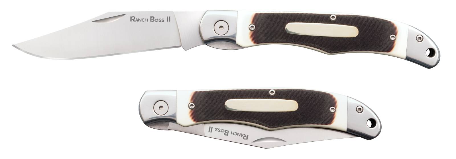 Cold Steel Ranch Boss II 9.25 In OAL Folding Clip Point Knife 4 In Blade
