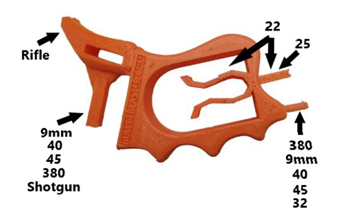 BulletBlaster Multi-Caliber Magazine Loader Tool Orange Finish