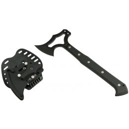 Hogue EX-T01 Tactical Tomahawk Black Finish Magnetic Sheath G10 Black Grips