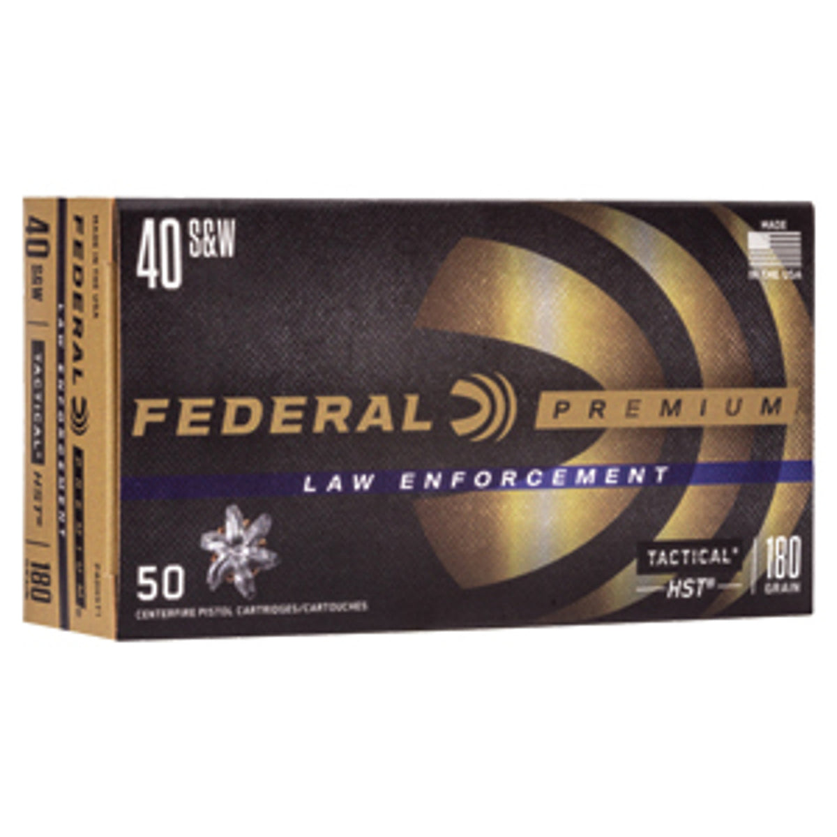 Federal Premium LE .40 S&W 180 grain Tactical HST ammunition