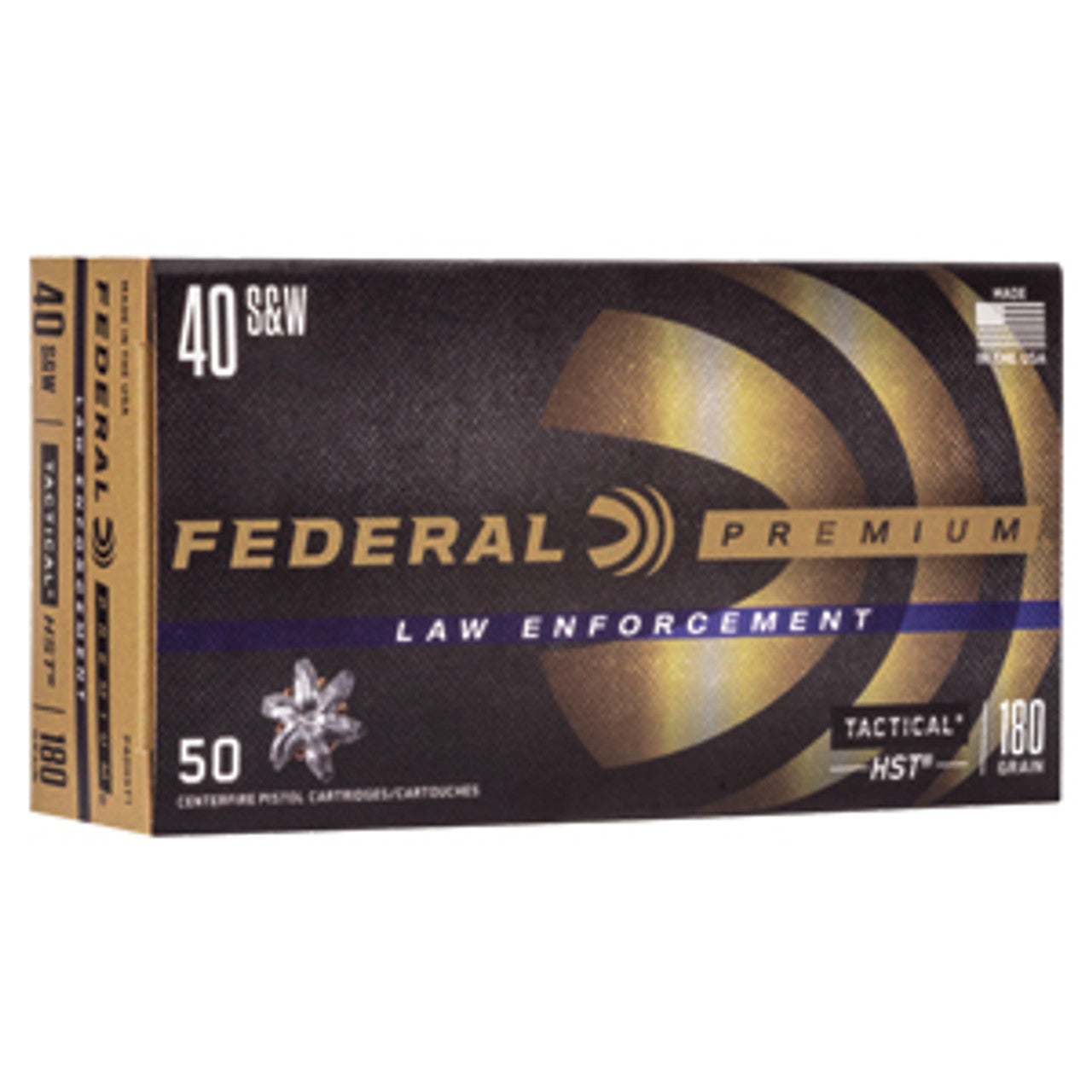 Federal Premium LE .40 S&W 180 grain Tactical HST ammunition