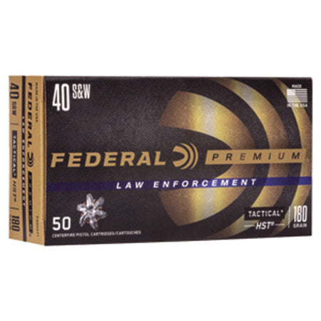 Federal Premium LE .40 S&W 180 grain Tactical HST ammunition