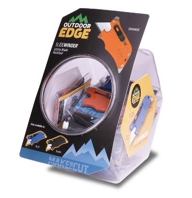 Outdoor Edge SlideWinder 18-Piece Fishbowl Display Knife Set