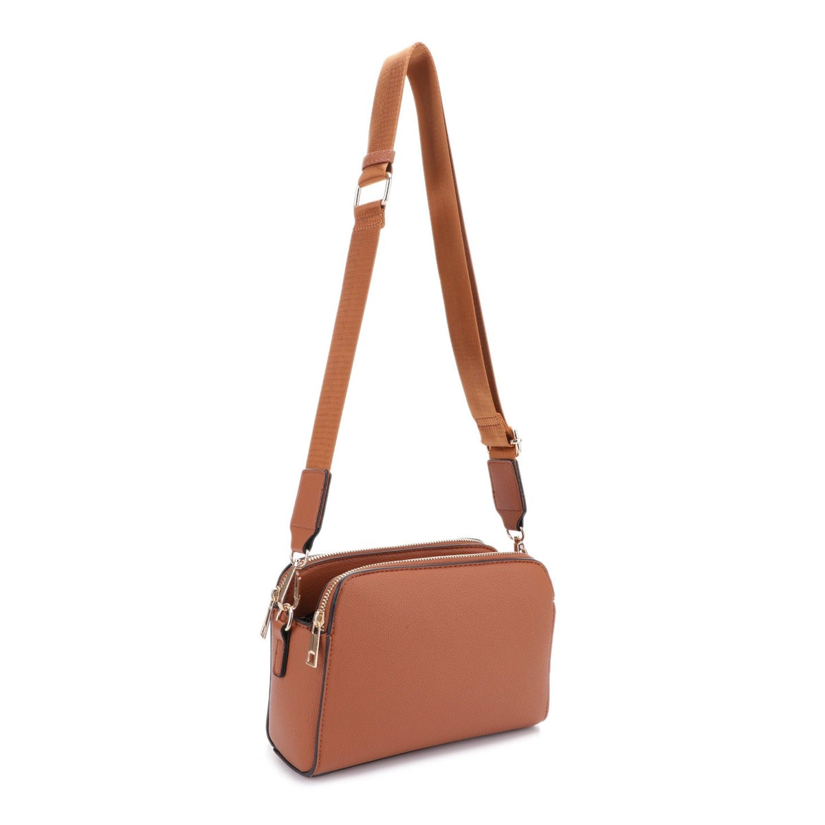 Suzie Compact Concealed Carry Crossbody Bag in Tan by Jessie & James