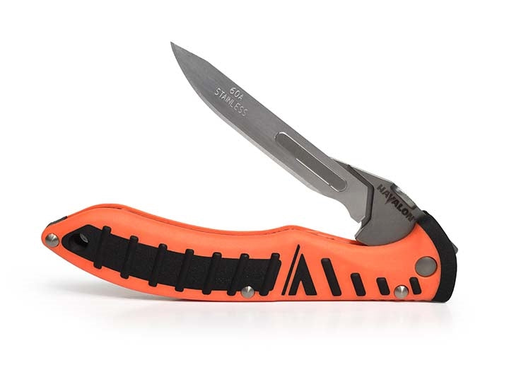 Havalon Forge Orange Handle Folding Knife