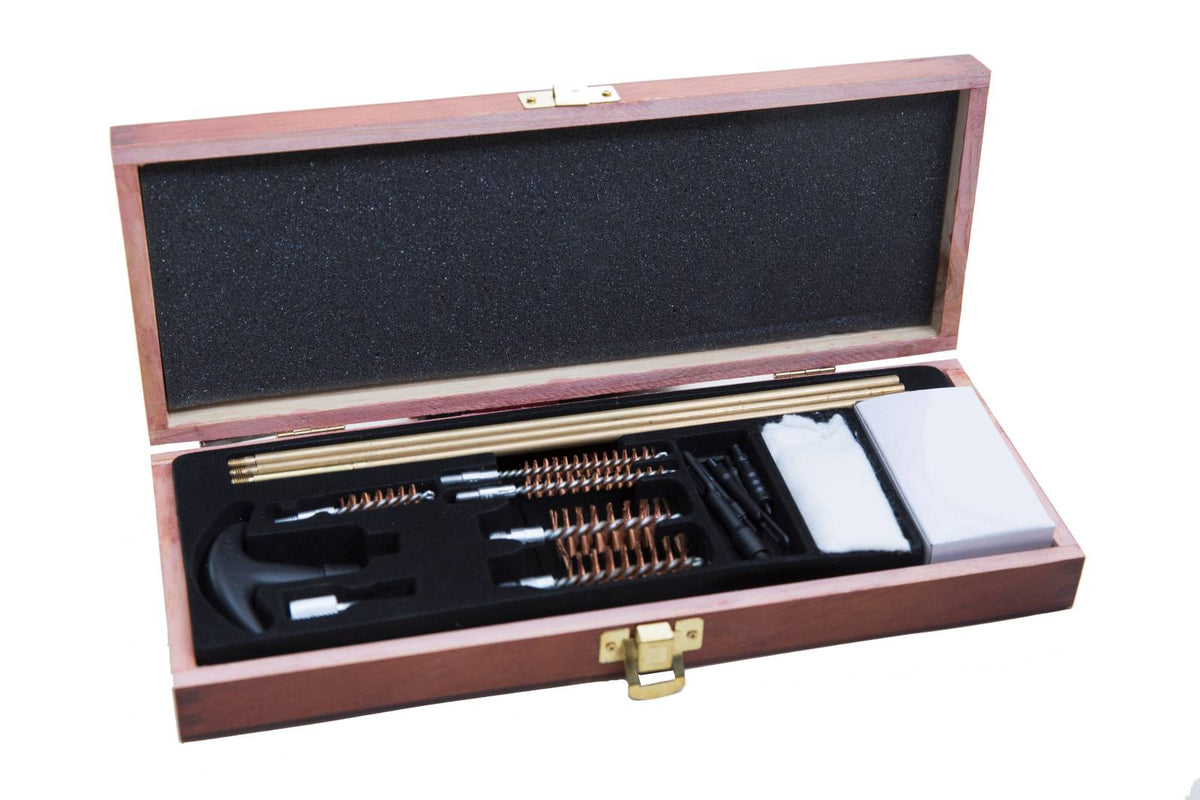 DAC Universal 17-Piece Cleaning Kit Wood Box Presentation Set