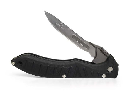 Havalon Forge Black Handle Folding Knife