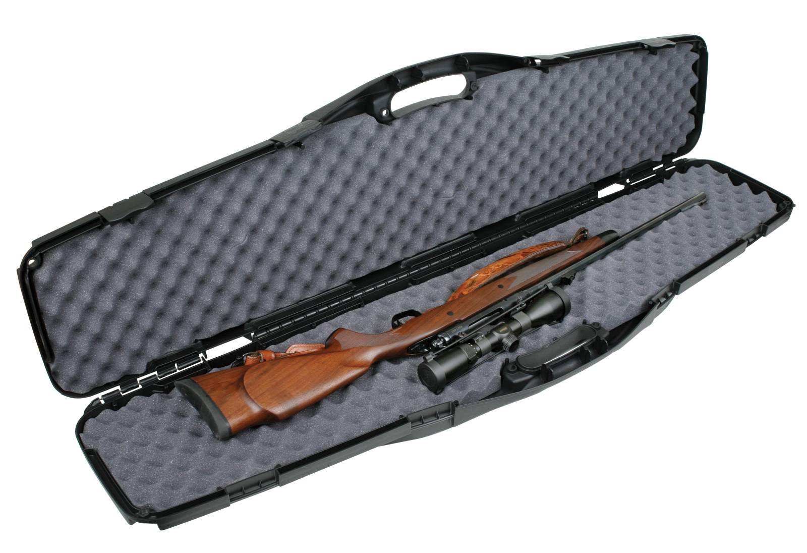 Flambeau Black Oversized Hard Gun Case Single 52.375x9.5x4.3 Inches