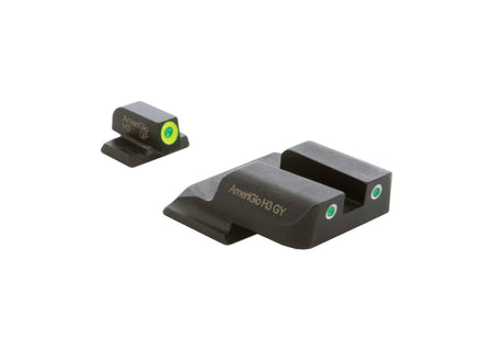 AmeriGlo ProGlo Lime Front & Classic Green Rear Sights for S&W M&P