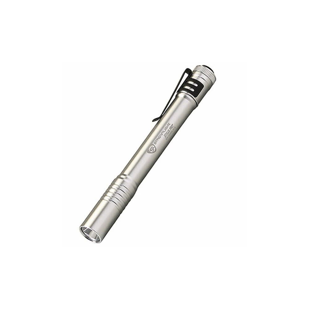 Streamlight Stylus Pro Pen Flashlight White LED Silver Body
