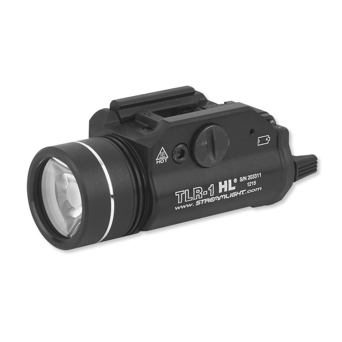 Streamlight TLR-1 HL Weapon-Mounted Light 800 Lumens 2x CR123 for 1913 Rail Handguns