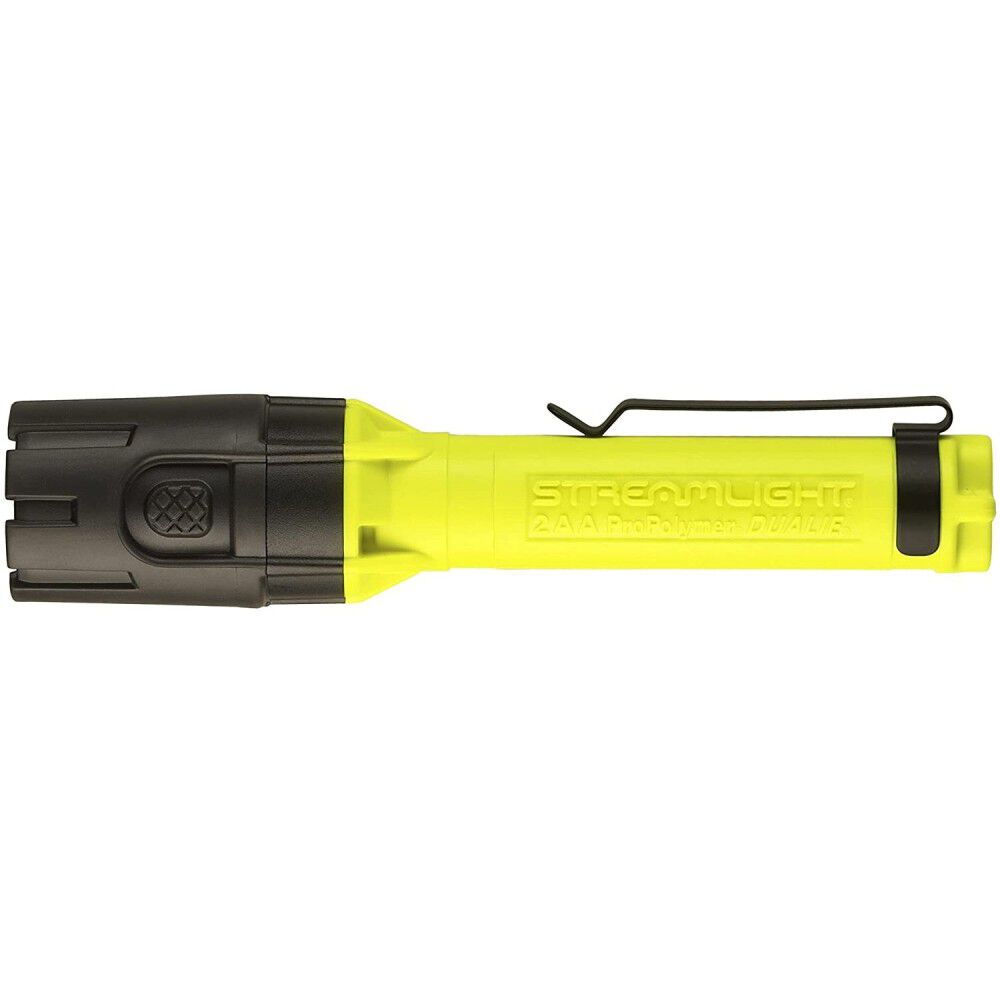 Streamlight Dualie Yellow 2AA Alkaline Battery Flashlight Clam Pack