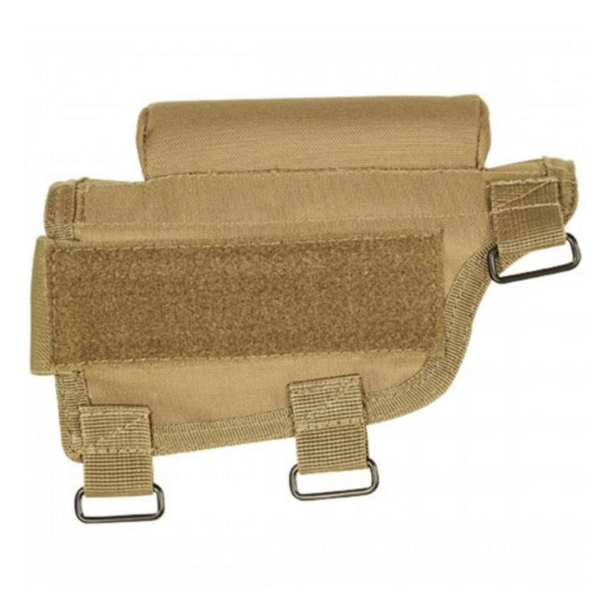 Voodoo Tactical Coyote Tan Cheek Rest Buttstock Piece with Ammo Carrier