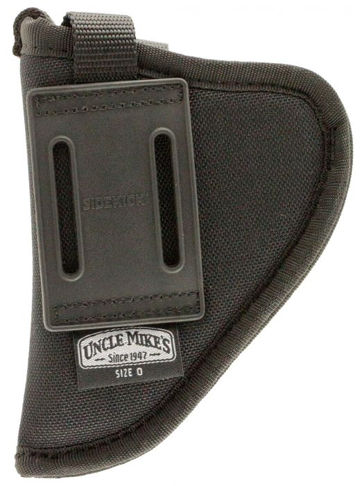 Uncle Mike's Sidekick Nylon Belt Holster Small and Medium DA Revolver 2 to 3 Inch Black