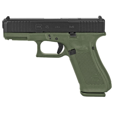 Glock 45 G45 Gen 5 BFG HGA MOS 9mm Handgun 4.0 In BBL 5lb Trigger Black 17rd Mags BFG Frame