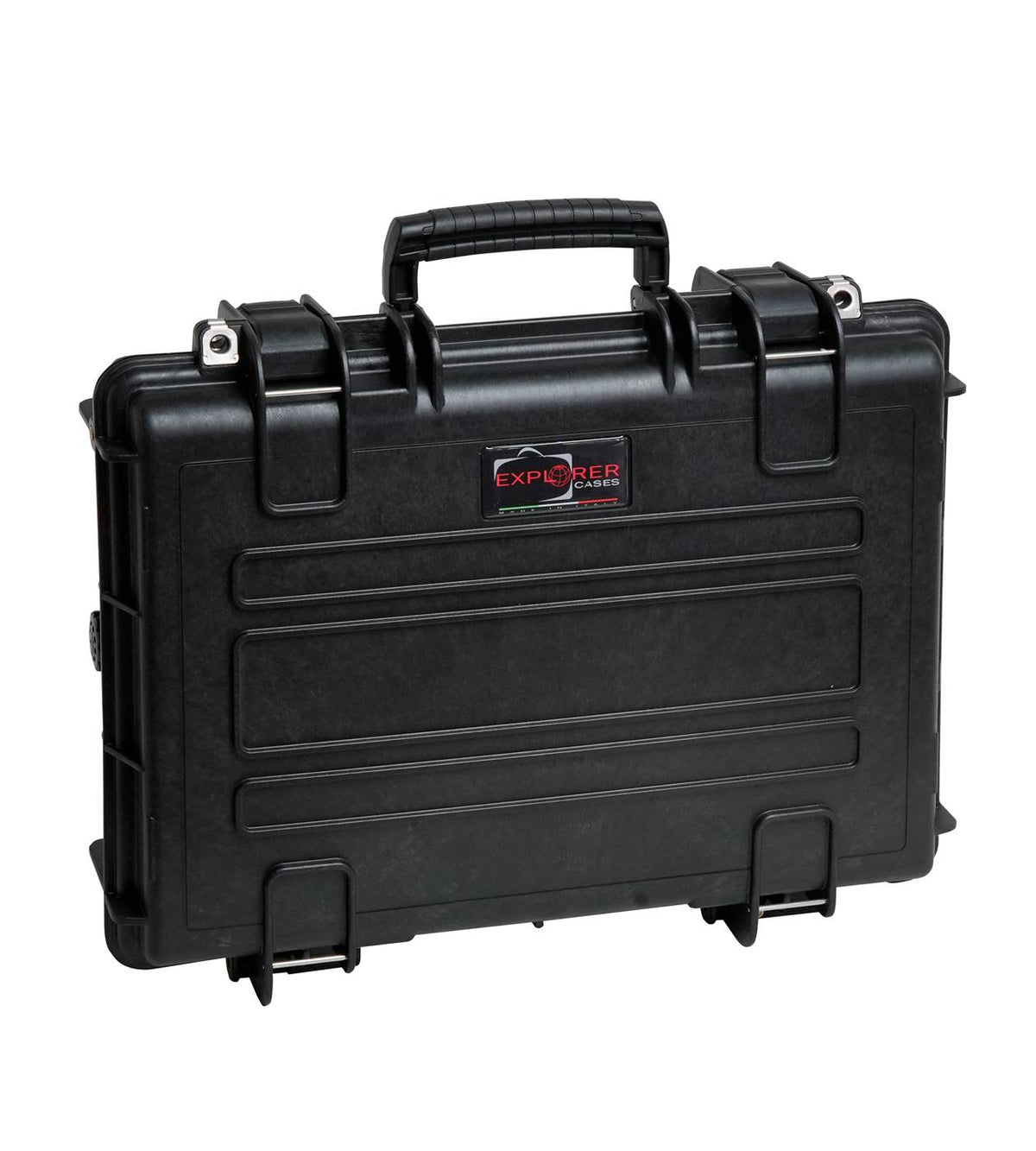 Explorer Black Pistol-Size Hard Gun Case with Pre-Cubed Foam 16.54"x11.51"