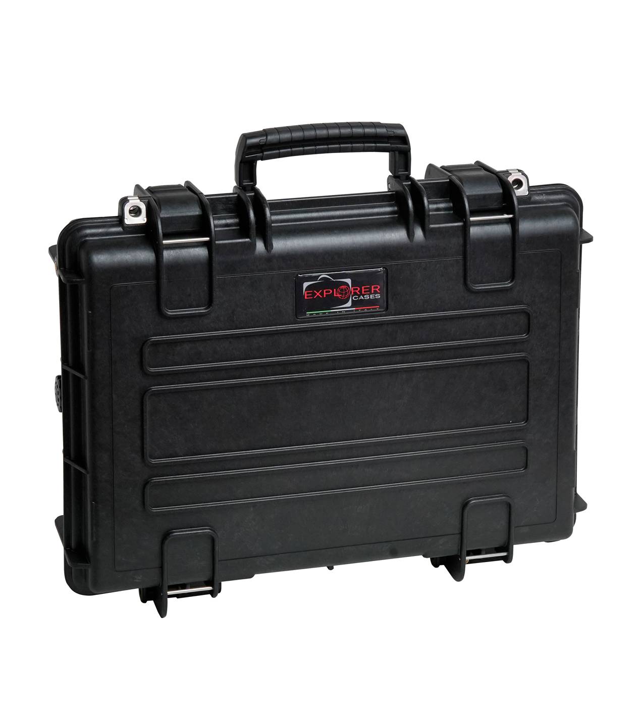 Explorer Black Pistol-Size Hard Gun Case with Pre-Cubed Foam 16.54"x11.51"