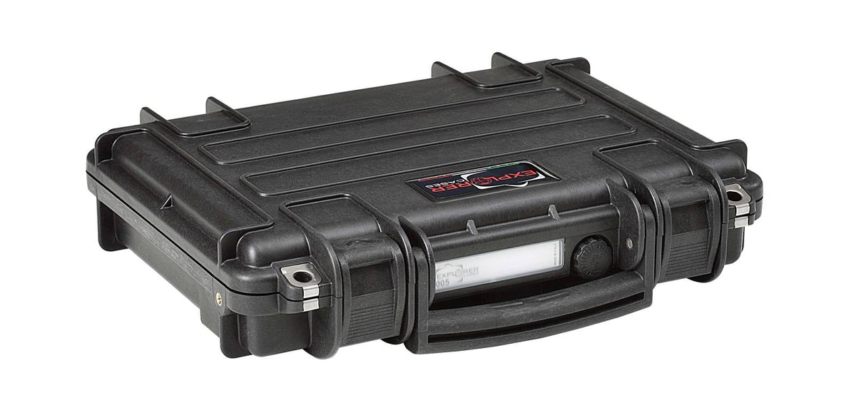 Explorer Single Pistol Carrying Case Black US Flag Foam 11.81x8.27x2.28