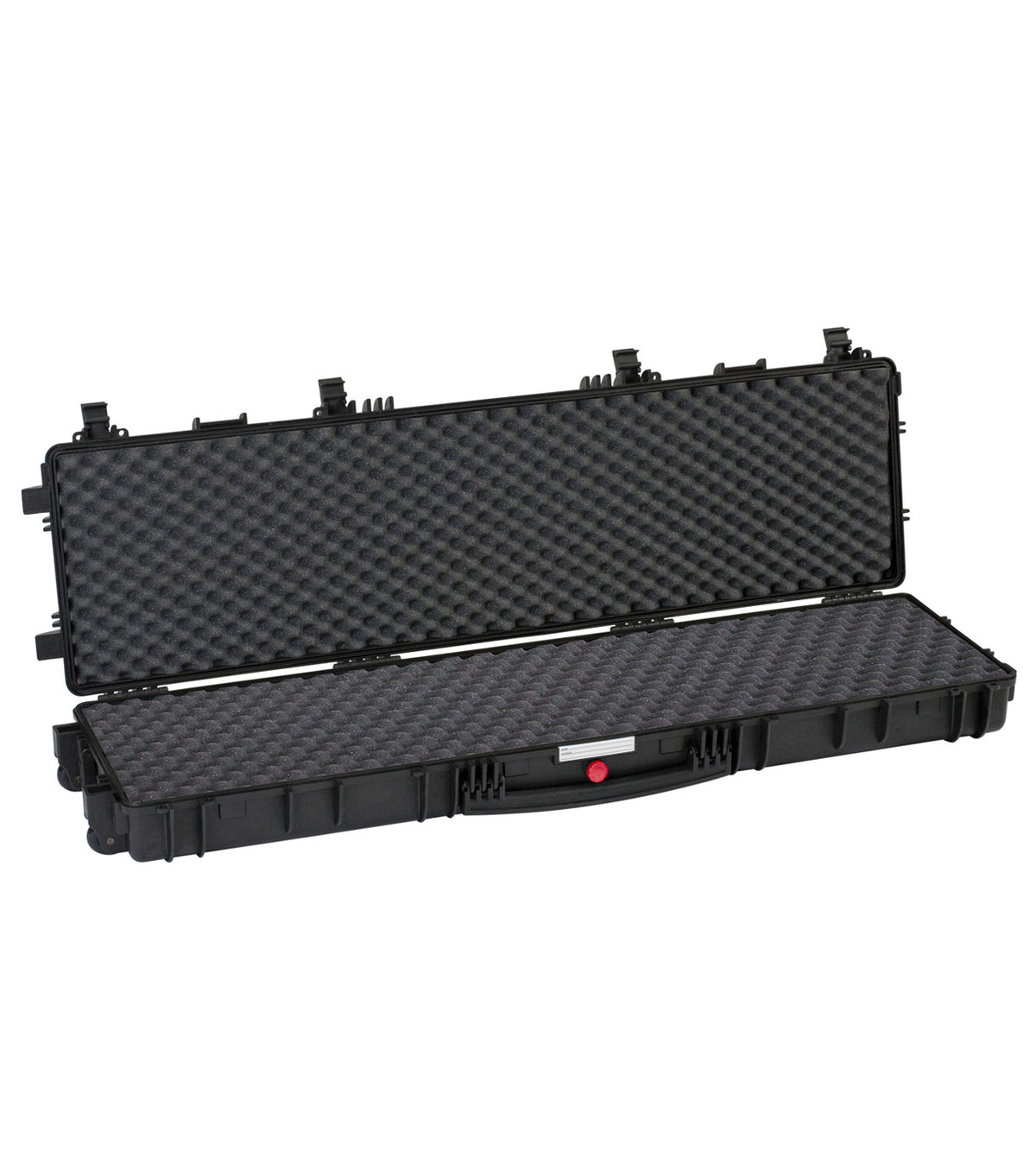 Explorer Red Black Hard Shotgun Case with Convoluted Foam Padding
