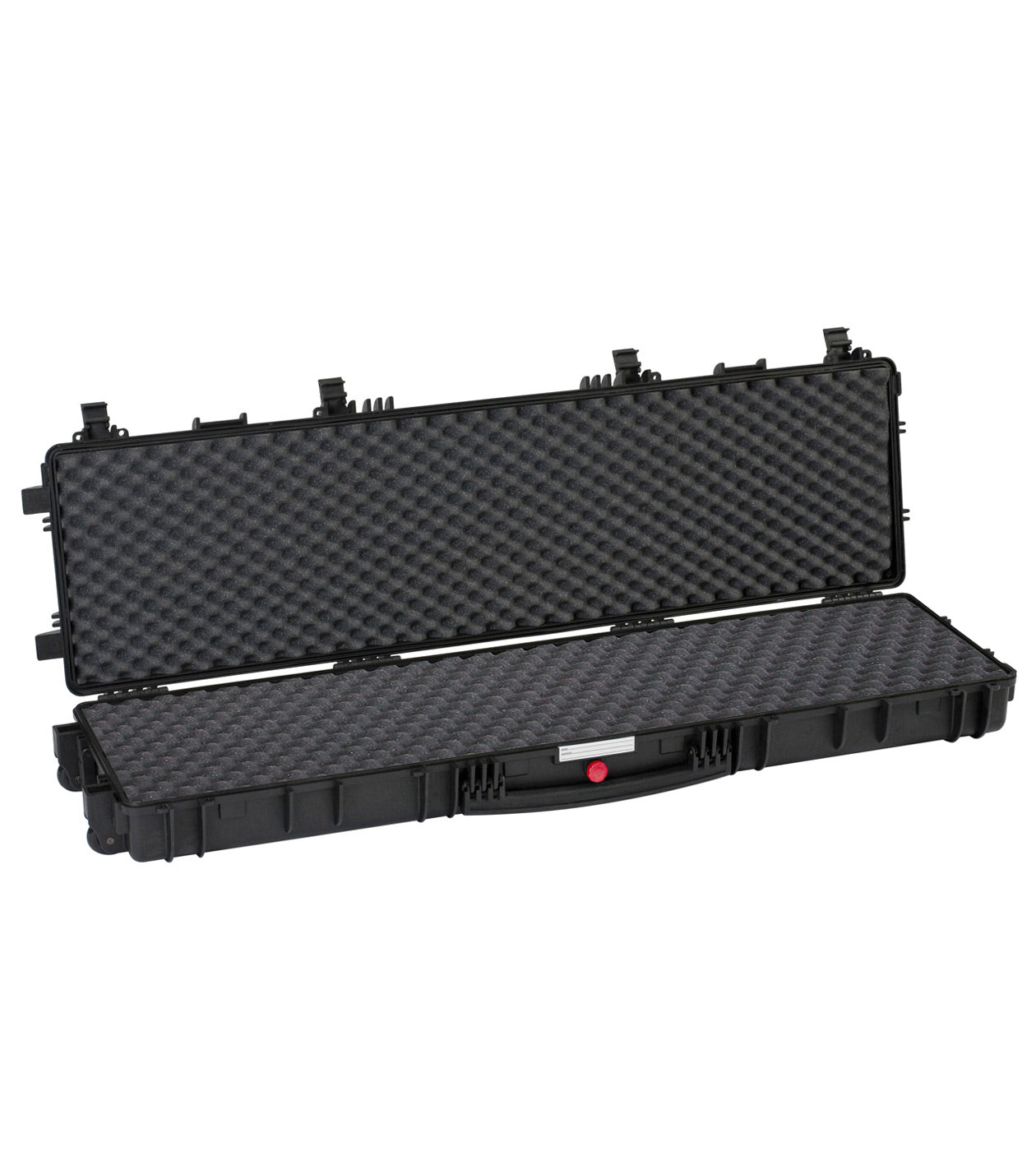 Explorer Red Black Hard Shotgun Case with Convoluted Foam Padding