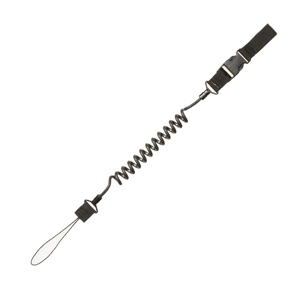 Tac Shield Pistol Lanyard Black Belt Vest Attachment