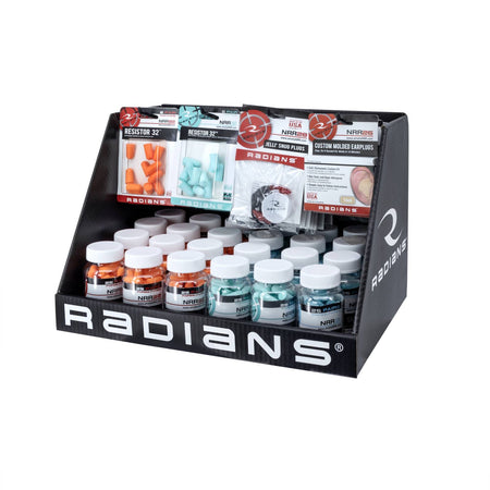 Radians 48 Piece Hearing Protection Counter Display Unit