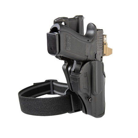 Blackhawk Overt T Series L2C Holster Glock 17/19/22/23/31/32/45 Left Hand Black