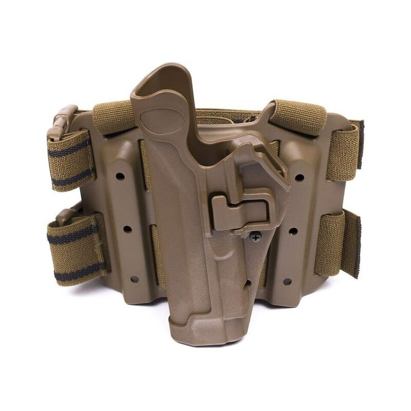 Blackhawk Right Hand SERPA Tactical Level II Holster for Glock 20/21/21SF/37/38 and S&W M&P Black