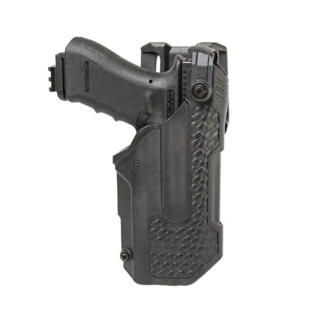 Blackhawk L3D T-Series Right Hand Basketweave Duty Holster Glock 17 22 Streamlight TLR7 TLRR