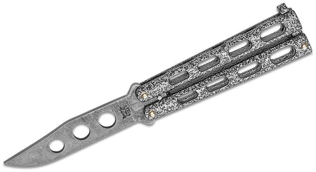Bear & Sons 4" Silver Vein Butterfly Training Knife