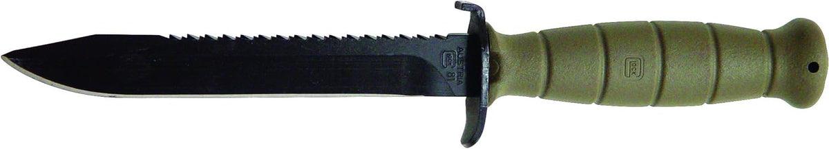Glock Field Knife Root Saw Included with Sheath Olive