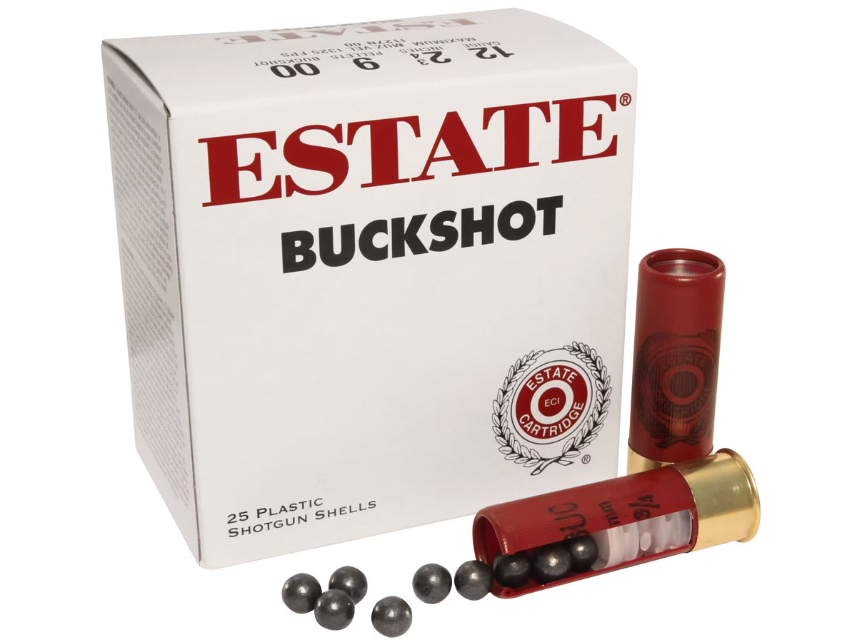 Estate Cartridge BUCKSHOT Shotgun Ammo 12 Gauge 2.75 in 1-1/8 oz 00 Buck
