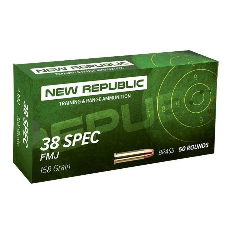 New Republic 38 Special 158gr Full Metal Jacket (FMJ)