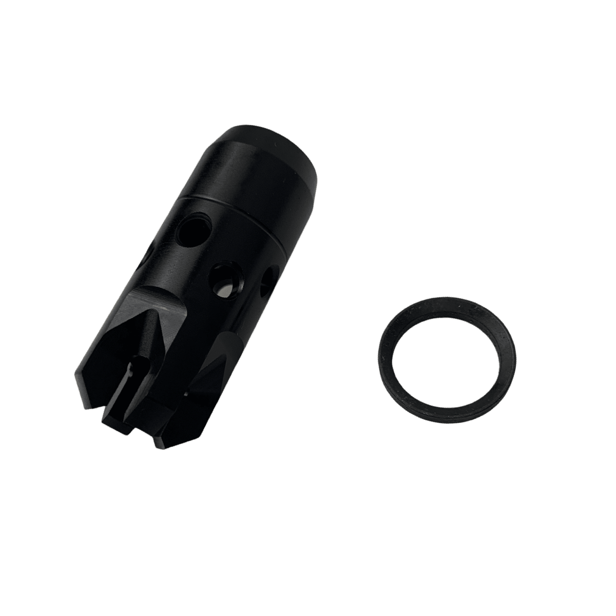 M+M Chaos Muzzle Brake 5/8x24 RH Thread, Includes Crush Washer