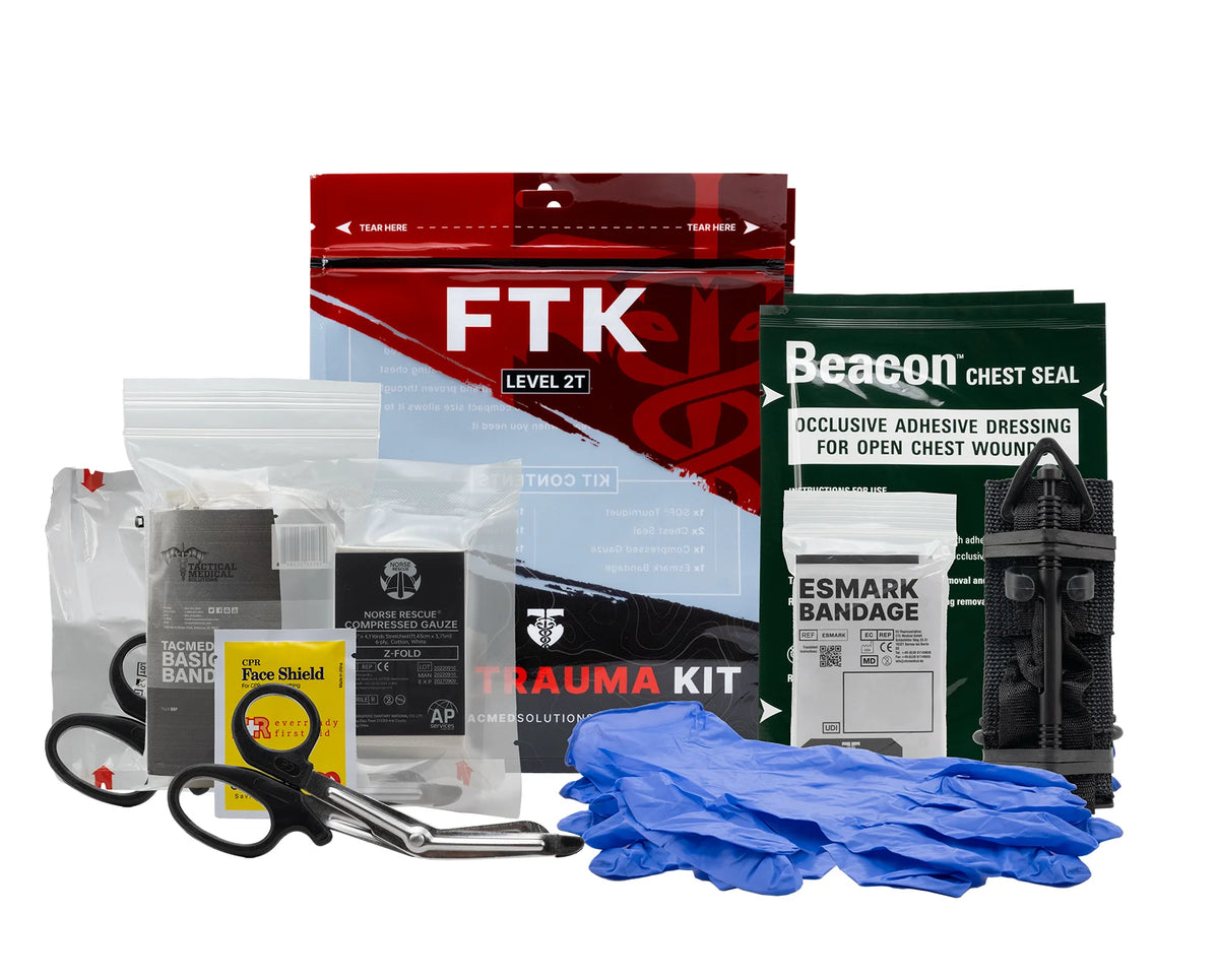TacMed Solutions Level 2T Trauma Kit Including SOF Tourniquet