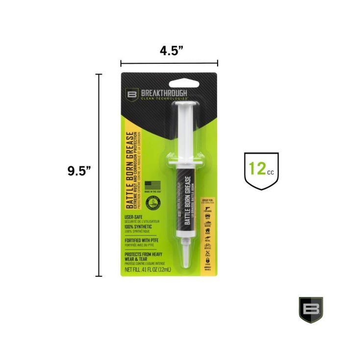Breakthrough Clean Battle Born 12cc Syringe 100% Synthetic PTFE Grease
