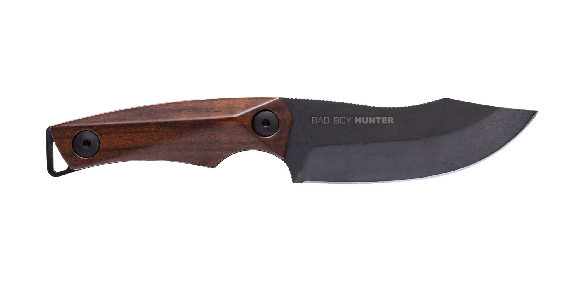 WOOX Bad Boy Hunter Fixed Blade Knife Walnut Wood Handle