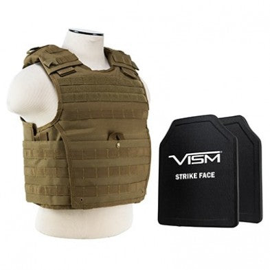NcStar Trauma Kit 1 Compact Tan MOLLE Red Cross Patch
