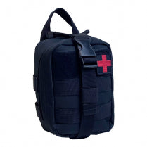 NcStar Trauma Kit 1 Compact Black MOLLE Red Cross Patch