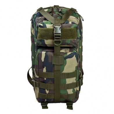 NcStar Small Woodland Camo 4-Pocket Nylon Tactical Backpack