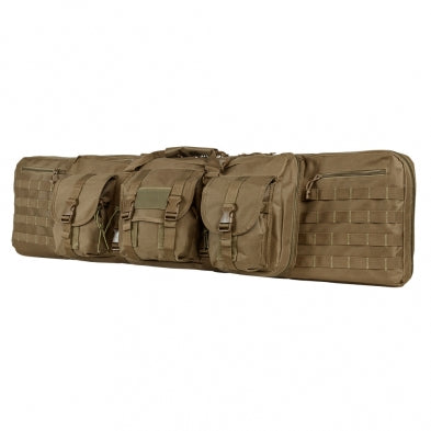 NcStar Double Carbine Rifle Bag Tan 46 Inch Nylon with 3 Accessory Pockets