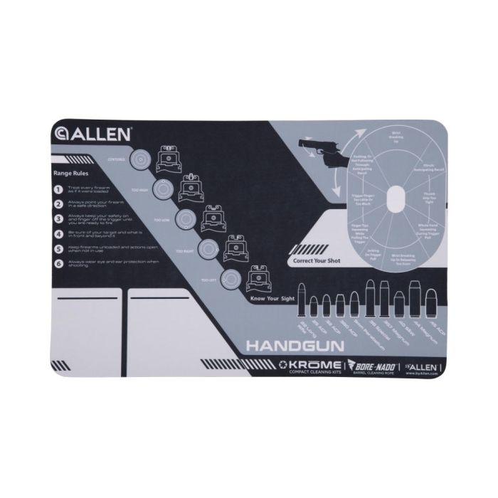 Allen Handgun Mat Designed for Range and Cleaning
