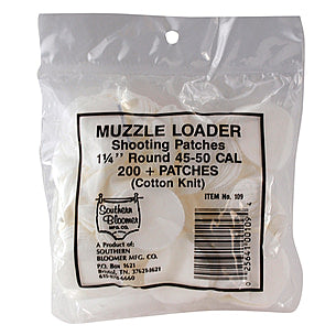 Southern Bloomer Black Powder 1.25in Round Cleaning Patches 200+ Per Pack