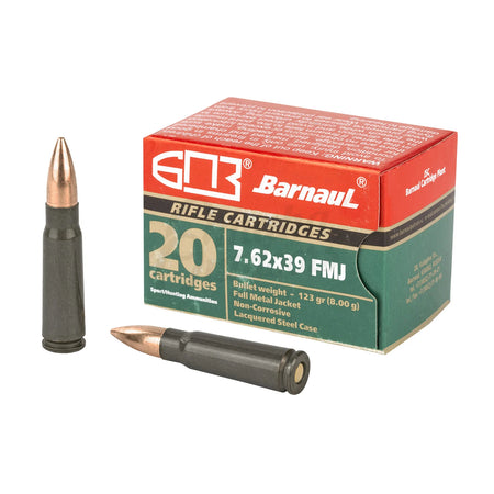 Barnaul  7.62x39mm 123 grain Full Metal Jacket ammunition