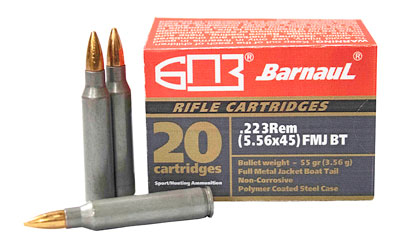 Barnaul BARNAUL .223 Remington 55 grain Full Metal Jacket Boat Tail ammunition