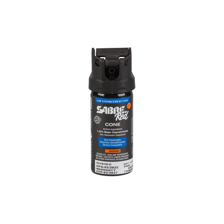 SABRE LAW MK-2 RED Level III 10% OC 1.8 oz Cone Spray 25/Pack