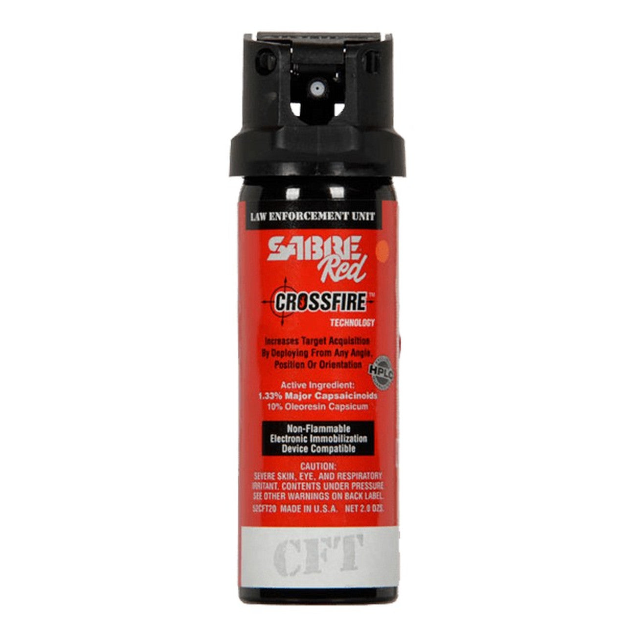 SABRE LAW RED Crossfire MK-3.5 2oz 1% OC 1% Tear Gas Stream 25pk